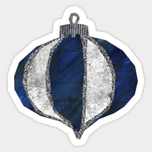 Bauble - Blue midnight lantern Sticker